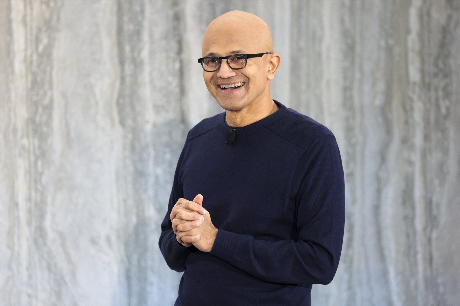 微软首席执行员纳德拉周二在美国华盛顿州雷德蒙德的总部，宣布ChatGPT版的Bing搜索引擎。（图取自法新社）