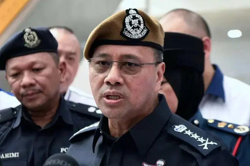 霹雳总警长诺希山。 霹雳总警长诺希山。
